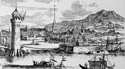 Widok Hawany, z „The Narrative and Critical History of America”, pod redakcją Justina Winsora, Londyn, 1886 autorstwa English School