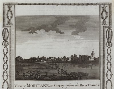 Widok na Mortlake autorstwa English School
