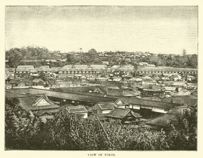 Widok Tokio autorstwa English School
