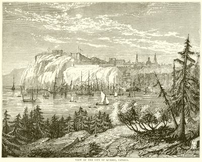 Widok na miasto Quebec, Kanada autorstwa English School