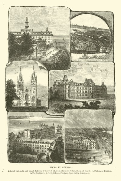 Widoki w Quebecu autorstwa English School