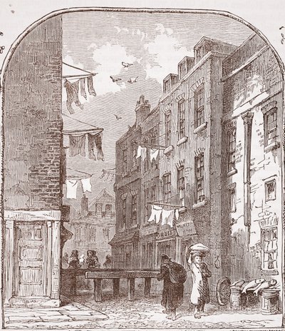 Widoki w Rookery, St. Giles autorstwa English School