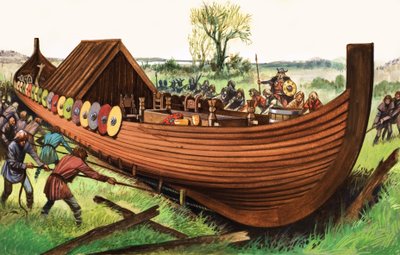 Viking Long-Ship autorstwa English School