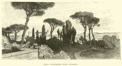Willa Falconieri, niedaleko Frascati autorstwa English School