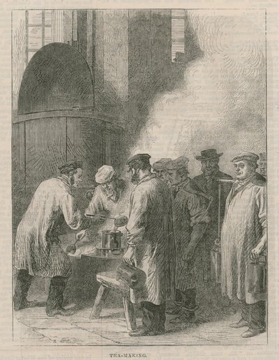 Wizyta w szpitalu w Greenwich; Parzenie herbaty autorstwa English School