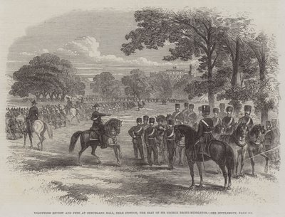 Przegląd wolontariuszy i festyn w Shrubland Hall, niedaleko Ipswich, w siedzibie Sir George
