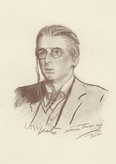W B Yeats, irlandzki poeta autorstwa English School