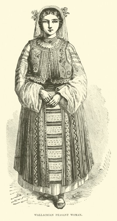 Wołoska wieśniaczka autorstwa English School