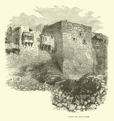 Mury Jerozolimy autorstwa English School