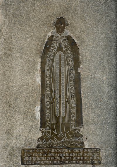 Walter Hylle, 1494 (mosiądz) autorstwa English School
