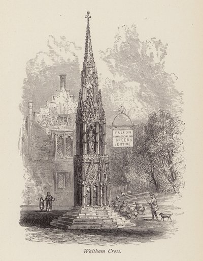 Waltham Cross (grawerunek) autorstwa English School