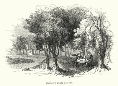 Jadalnia Waltona (grawerowanie) autorstwa English School