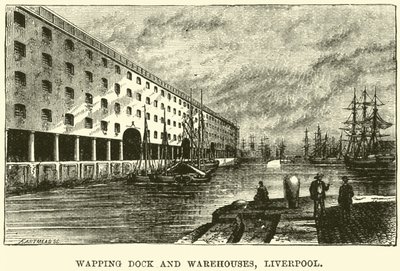 Wapping Dock i magazyny, Liverpool autorstwa English School