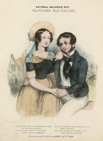 Tkanie starych schodów autorstwa English School