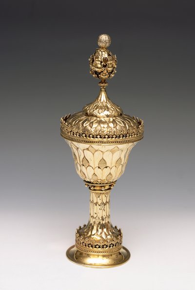 Wardens Grace Cup, ok. 1480 (srebrny pozłacany) (patrz również 239872) autorstwa English School