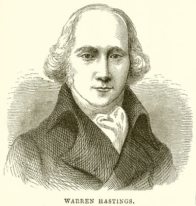 Warren Hastings autorstwa English School