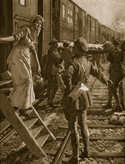 Kalwaria przydrożna we Francji, 1914-19 autorstwa English School
