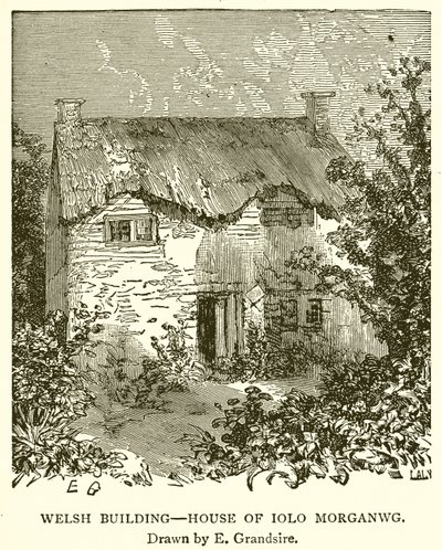 Walijski budynek — dom Iolo Morganwg autorstwa English School