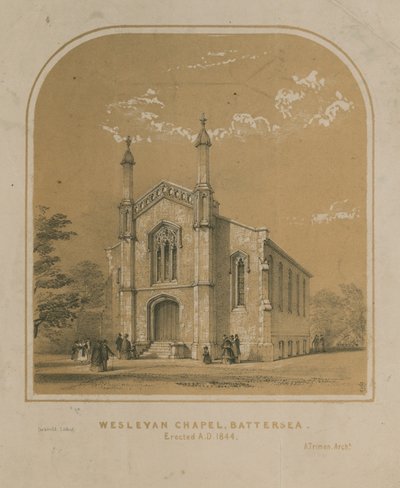 Kaplica Wesleyańska w Battersea autorstwa English School