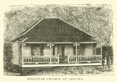 Kościół Wesleyański w Levuka autorstwa English School