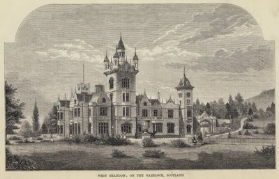 West Shandon, na Grayloch, Szkocja (Angerwing) autorstwa English School