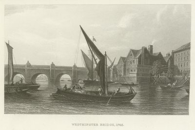 Most Westminsterski, 1745 autorstwa English School
