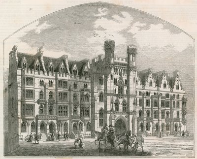 Ulepszenia Westminster — nowe domy w Broad Sanctuary autorstwa English School