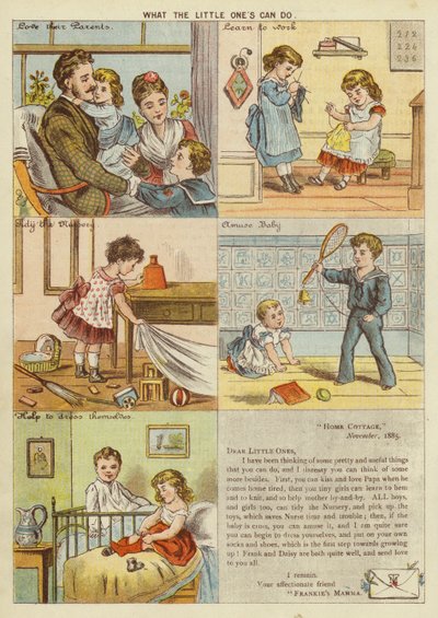 Co może zrobić maluch (chromolitho) autorstwa English School