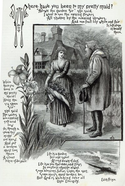 Gdzie byłaś moja śliczna panno, z "Godziny wypoczynku", 1888 autorstwa English School
