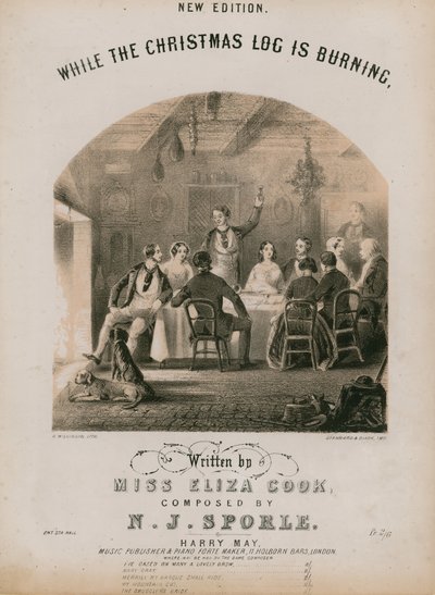 Gdy płonie dziennik bożonarodzeniowy autorstwa English School