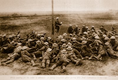 W oczekiwaniu na postęp rozkazu, 1914-19 autorstwa English School