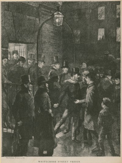 Więzienie przy Whitecross Street autorstwa English School