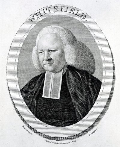 Whitefield, grawerowane przez Trottera według Russella, 1783 autorstwa English School