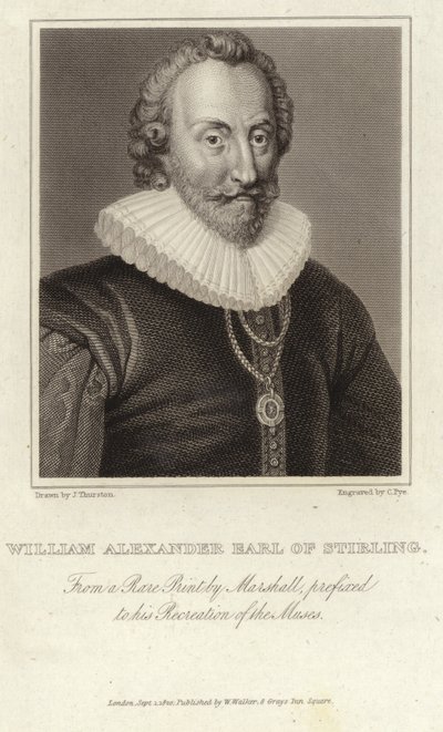 William Alexander, 1. hrabia Stirling (ok. 1570 ? 12 września 1640) autorstwa English School