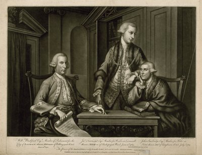 William Beckford, James Townsend i John Sawbridge autorstwa English School