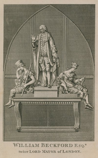 William Beckford, burmistrz Londynu 1756 autorstwa English School