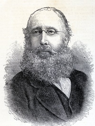 William Bromley-Davenport (1821-1884) z Illustrated London News 28 czerwca 1884 autorstwa English School
