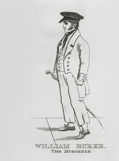 William Burke, c.1829 (akwaforta) autorstwa English School