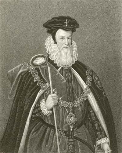 William Cecil, Lord Burghley autorstwa English School