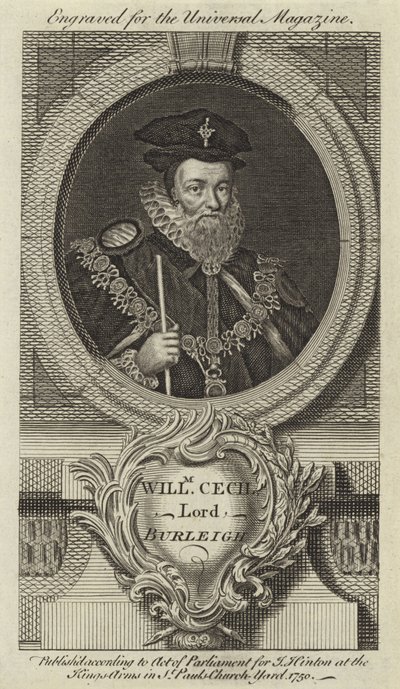 William Cecil, Lord Burleigh autorstwa English School