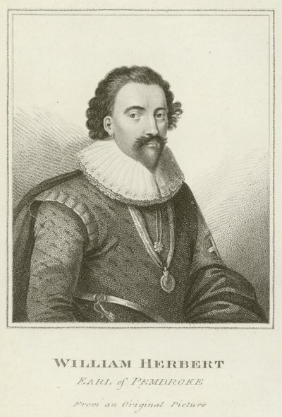 William Herbert, hrabia Pembroke (grawerowanie) autorstwa English School