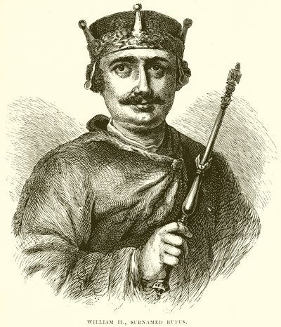 Wilhelm II, przydomek Rufus autorstwa English School