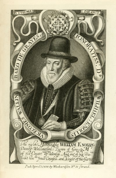 William Knollis, wicehrabia Wallingford autorstwa English School