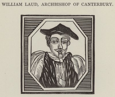 William Laud, arcybiskup Canterbury (grafika) autorstwa English School