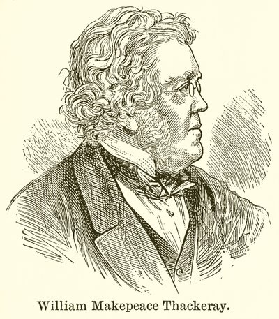 William Makepeace Thackeray autorstwa English School