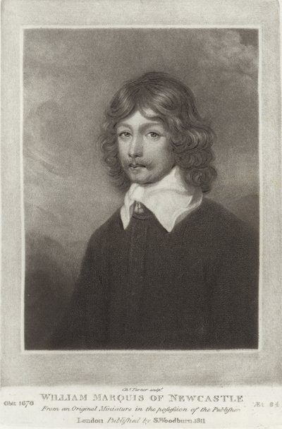 William Marquis z Newcastle autorstwa English School