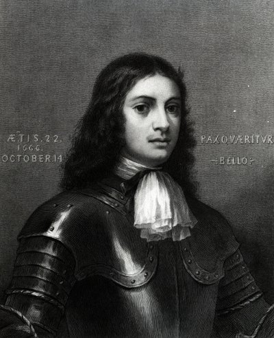 William Penn im Alter von zweiundzwanzig Jahren, Druck von S. A. Schoff, 1862 von English School