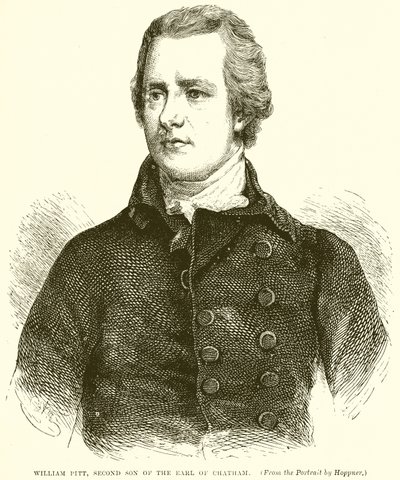 William Pitt, drugi syn hrabiego Chatham autorstwa English School