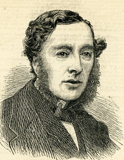 William Richard Annesley, 4. hrabia Annesley (1830-74) Ilustracja z The Graphic 22 sierpnia 1874 autorstwa English School