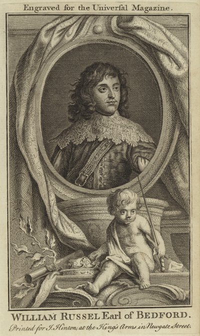 William Russel, hrabia Bedford autorstwa English School